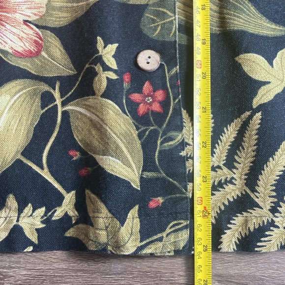 Vintage XL Coldwater Creek Collared Button Front Jacket Tapestry EUC - Picture 6 of 8